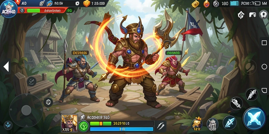 Tampilan gameplay ACEH4D yang mendebarkan dan strategis.