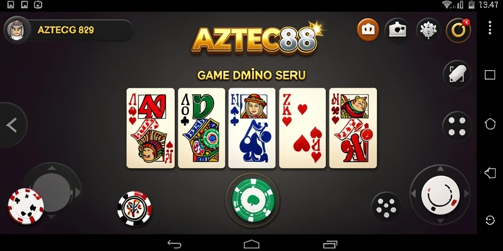 Tampilan gameplay menarik AZTEC88 dengan antarmuka yang intuitif.