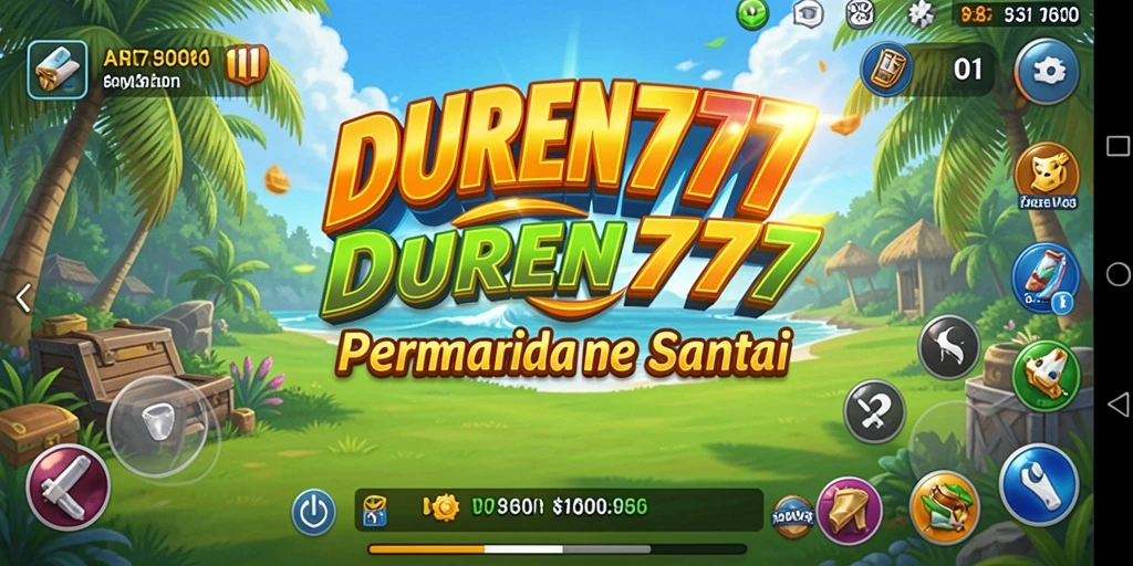 Screenshot permainan DUREN777 menampilkan gameplay yang ceria dan mengasyikkan.