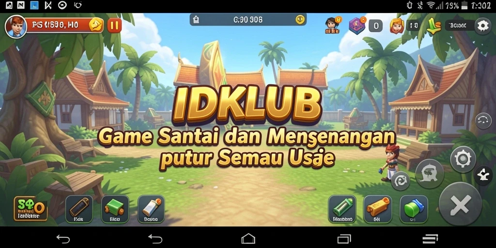Tampilan gameplay IDKLUB yang menarik dan seru di layar.