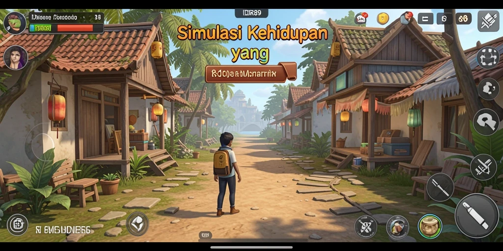 Tampilan menarik dari gameplay <strong>IDR89</strong> yang menggambarkan simulasi kehidupan.