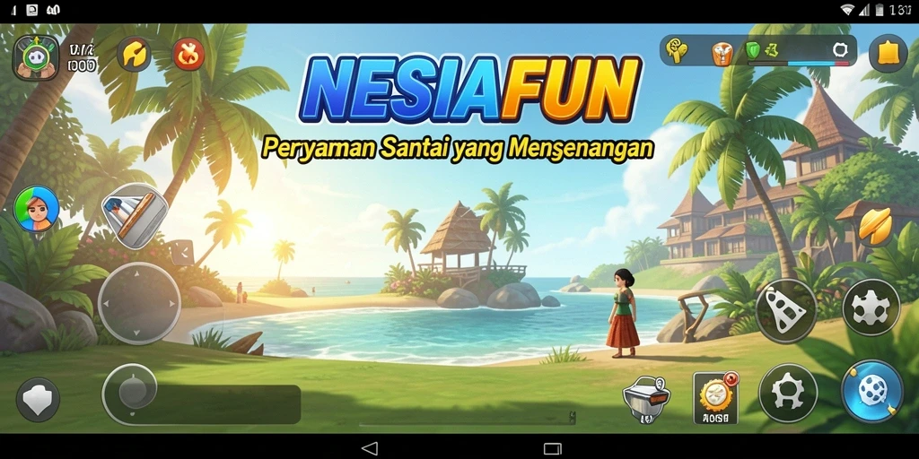 Tangkapan layar NESIAFUN menampilkan gameplay Idle yang mengasyikkan dan penuh warna.
