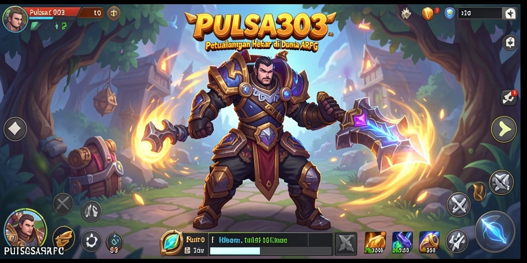 Tampilan gameplay PULSA303 yang mendebarkan di dunia ARPG.