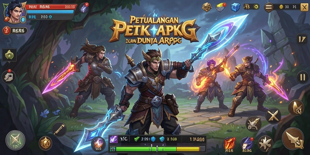 Tampilan seru gameplay ARPG R6R6 dengan aksi yang mendebarkan.