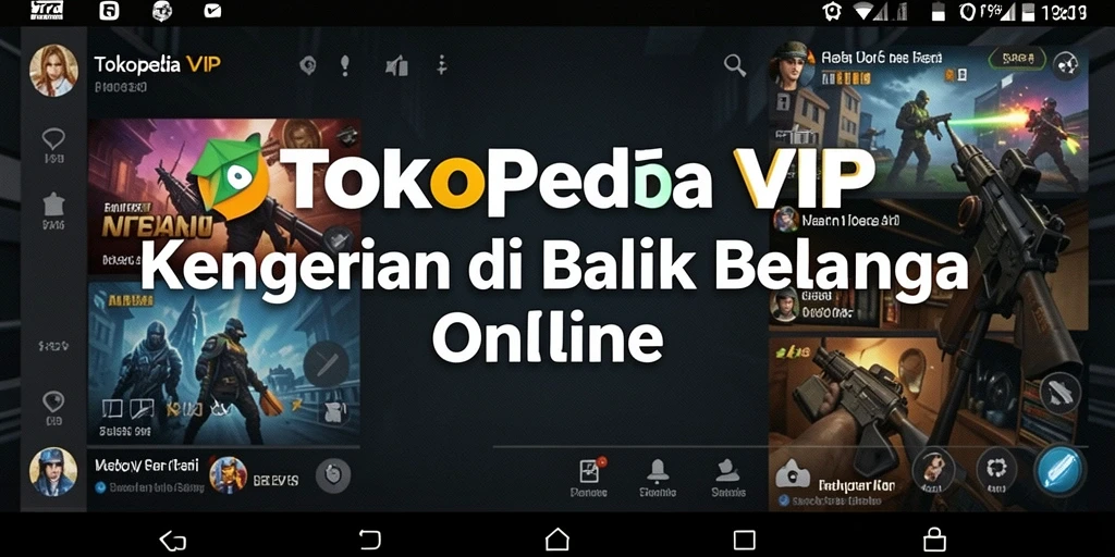 Gameplay menegangkan di TOKOPEDIAVIP yang menghadirkan elemen Horror.
