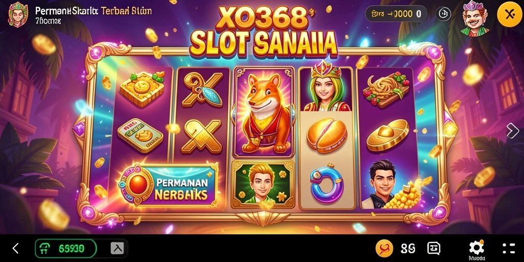 Screenshot gameplay Slot yang menampilkan tampilan menarik dari XO368.