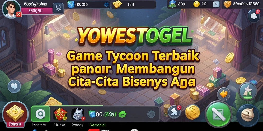 Gameplay seru dari YOWESTOGEL yang menampilkan pengembangan bisnis.